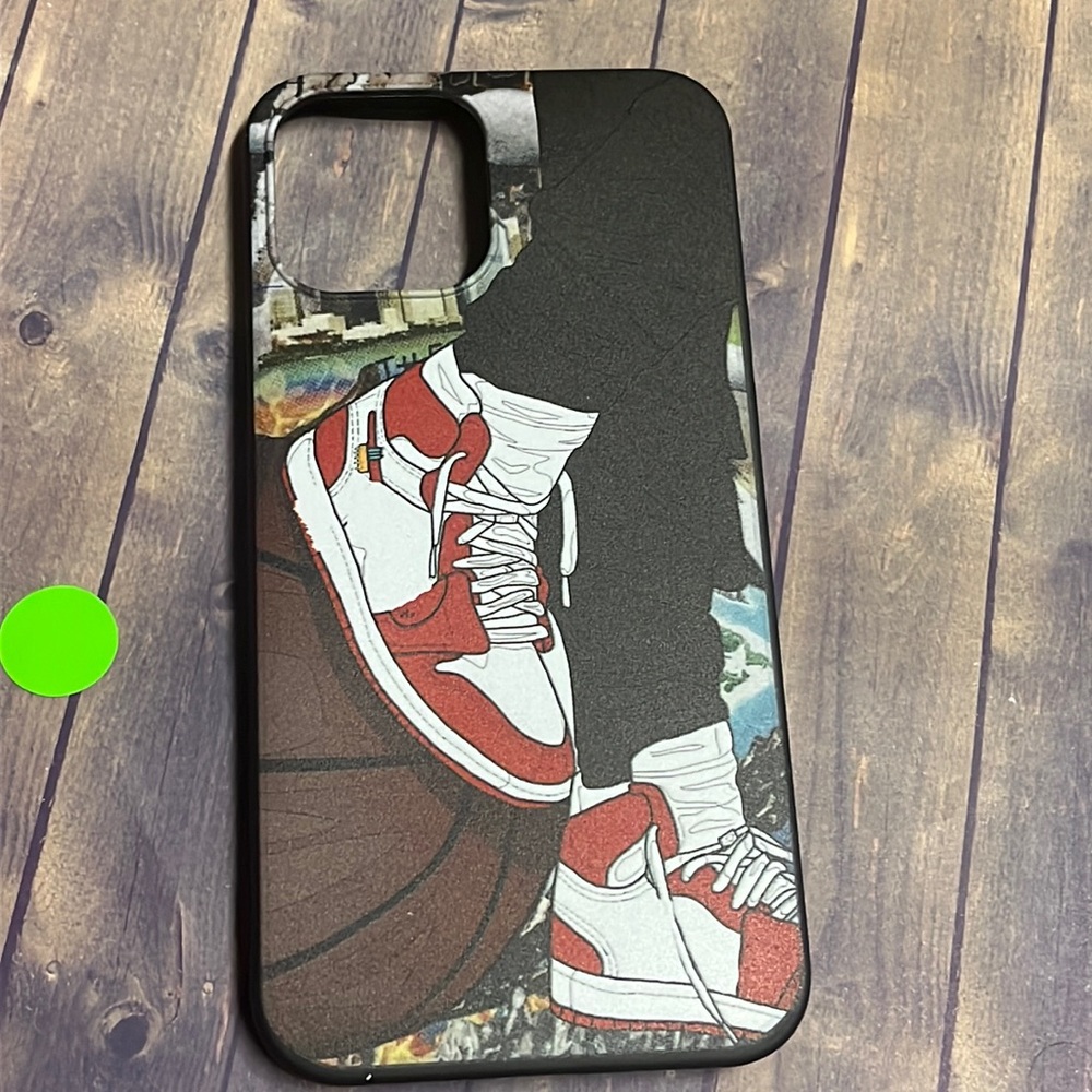 5for$10 Animated Basketball Sport Shoes IPhone 12 Pro Max Phone Case - NWT